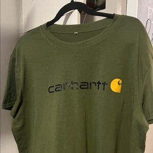 Carhartt Army Green Logo Tee